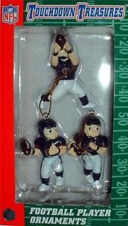 CHICAGO BEARS NFL FOOTBALL PLAYER ORNAMENTS 3 Pc. SET *