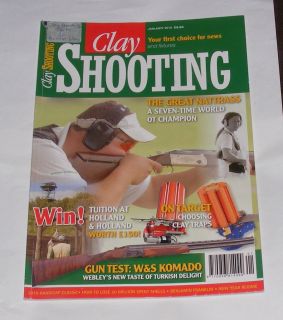 CLAY SHOOTING MAGAZINE JANUARY 2010   WEBLEY & SCOTT KOMADO