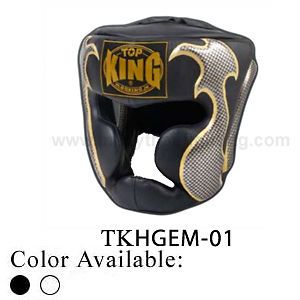 Top King Muay Thai Boxing Head Gear Guard Empower Creativity TKHGEM 01