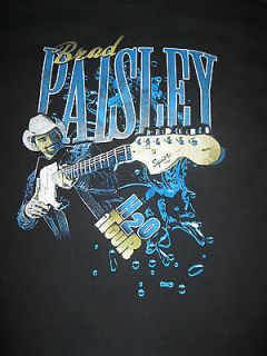BRAD PAISLEY H2O WORLD CONCERT COUNTRY MUSIC TOUR MENS FADED T SHIRT(L