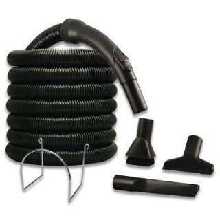 New Premium Central Vacuum Garage Kit 30 Hose Black Fits Broan Nutone