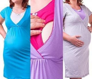 nursing 100% cotton 2 peace Pyjama Set size 8 10 12 14 breastfeeding