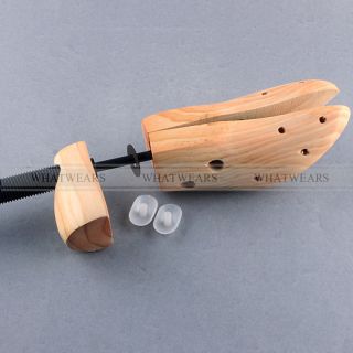 Wood Adjustable Two Way Shoe Stretcher Shaper for US Size 6 11.5