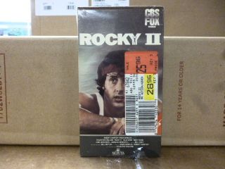 L41 ROCKY II SYLVESTER STALLONE CBS FOX 1979 VHS TAPE USED IN BOX