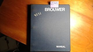 Brouwer KTM 5 5 Gang Tractor Mount Mower Parts Manual 703001 1/93