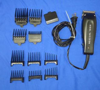 Vidal Sassoon Hair Clippers With 10 Attachments & Cover Model VSCL802