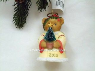 Cherished Teddies Ornament 2010 Dated Angel Bell NIB