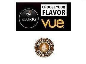 NEW FRESH Keurig Barista VUE Cups ( YOU PICK THE FLAVOR & SIZE ) FREE