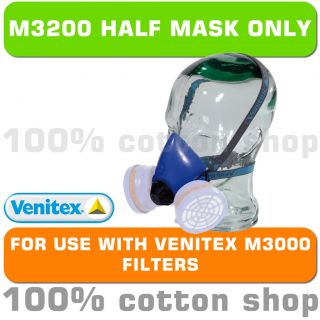 M3200 MARS Spray Rubber Respiratory Half Mask ONLY Paint Gas Wood Lab