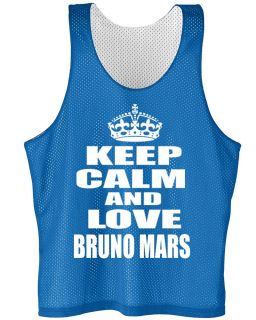 KEEP CALM AND LOVE BRUNO MARS mesh jersey BRUNO MARS