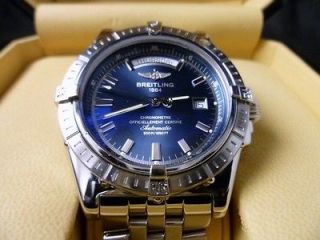 Breitling Windrider Headwind Stainless Steel A45355 Blue Dial