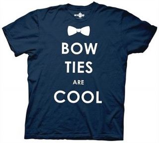 Dr. Who Bow Ties Are Cool Sci Fi TV BBC Adult Medium T Shirt