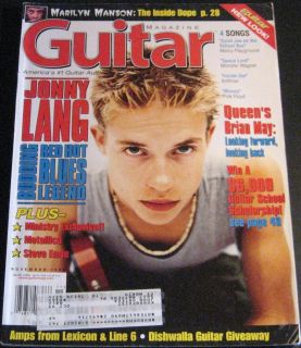 Guitar Magazine  November 1998 Jonny Lang, Brian May, Marilyn Manson