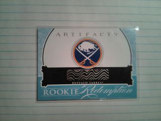 12 13 ARTIFACTS #RED201 BUFFALO SABRES EXCH Redemption Mikhail