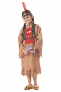 Child Running Brook Indian Costume for Halloween