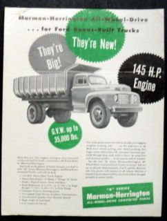 Marmon Herrington 1948 Q Truck Brochure
