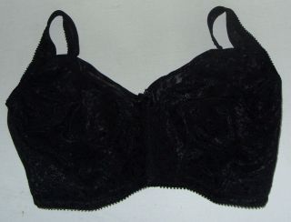 Womens Full Figure Support Wirefree JC Penny Delicate Bra 36 38 40 42