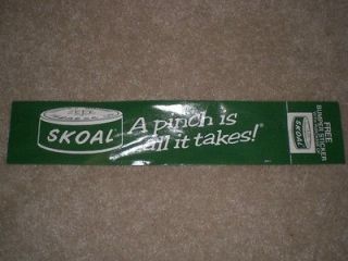 Skoal Bumper Sticker