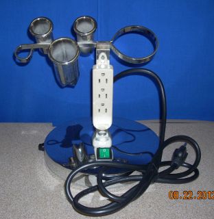 hair dryer curling iron holder