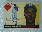 1955 Topps #50 Jackie Robinson Brooklyn Dodgers Hall of Famer