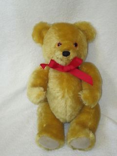 DEANS UK Gold Honey Teddy Bear Great Britain Fully Jointed Vintage NEW
