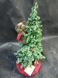 DITZ 18 Christmas Tree with Brown Bear
