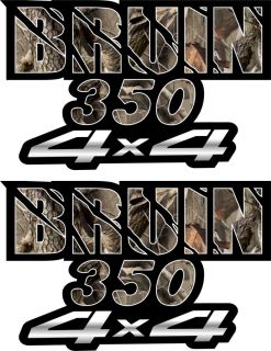 Bruin 350 4x4 Camo Gas Tank Graphics Decals Sticker Atv Quad 250 2x4