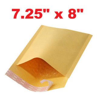 250 #0 6x10 Kraft Bubble Mailers Padded Envelopes Bags CD DVD 6 x 10