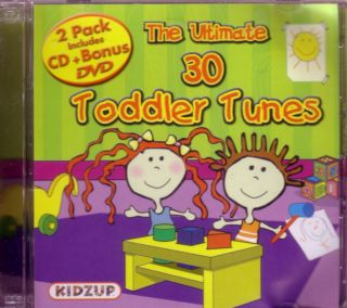 Kidzup Ultimate Toddler Tunes CD DVD Set Tahra Time 2 Classic