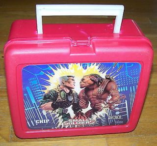 SMALL SOLDIERS Chip & Archer by Thermos [RED] Plastic Lunchbox c.1998