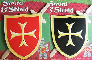 WOODEN SWORD & SHIELD   KNIGHT ROLE PLAY   MEDIEVAL ARMOUR DRESS UP