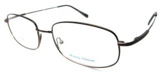MT970 Authentic Titanium Flexon Mens Eyeglass Frame New With Case