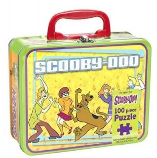 Scooby Doo 100 Piece Puzzle in Lunchbox Tin   Gang Dancing