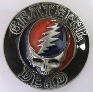 New Metal Grateful Dead Buckle Steal Your Face Skull