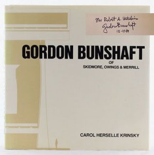 Gordon Bunshaft of Skidmore, Owings & Merrill (Architectural History