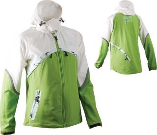 Race Face Piper Ladies Womens Windproof Soft White Green Lime Cycling