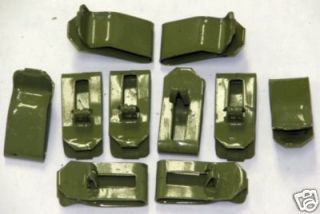 55 56 57 Chevy Inner Fender Wire Harness Clips Green