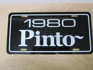 1980 Ford Pinto tag license plate 80 Runabout subcompact hatchback