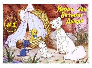 Aristocats Edible Cake/Cupcake/C ookie Toppers