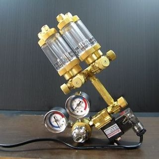 way CO2 System   Solenoid Regulator Bubble Counter