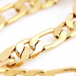 24 30g 18K Solid Yellow Gold Filled Mens Necklace Chain CC005