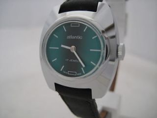 NOS NEW NICE SWISS MADE ANTIMAGNETIC ATLANTIC WATCH