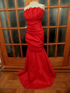 in USA $188 tag. New 2012 Cache Taffeta Red Party Dress Size 6, 0,4