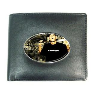 Eminem Star Mens Leather Wallet Credit Card Holder Black Gift