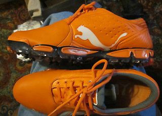 Puma Super Cell Fusion Limited Edition Golf Shoes Vibrant Orange Mens