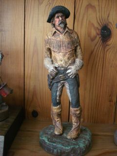 Plainsman By Michael Garman Hand Painted Great Condition.