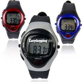 New Pulse Heart Rate Monitor Calories Counter Fitness Watch Clock
