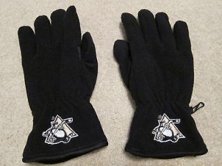 Pittsburgh Penguins Winter Gloves (Size Medium)