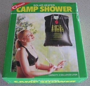 NEW 5 Gallon Solar Camp Shower Hot Water Heater Camping
