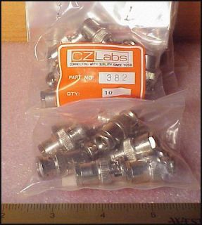   BNC male solder type connector for RG 59 & RG 62 cable ( 3 piece